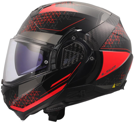 Kask Ls2 klaphelm ff910 advant ii astral ff910 advant ii astral xl czarny czerwony
