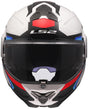 Kask Ls2 klaphelm ff910 advant ii triple ff910 advant ii triple s biały niebieski czerwony