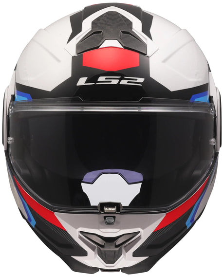 Kask Ls2 klaphelm ff910 advant ii triple xl ff910 advant ii triple xl biały niebieski czerwony
