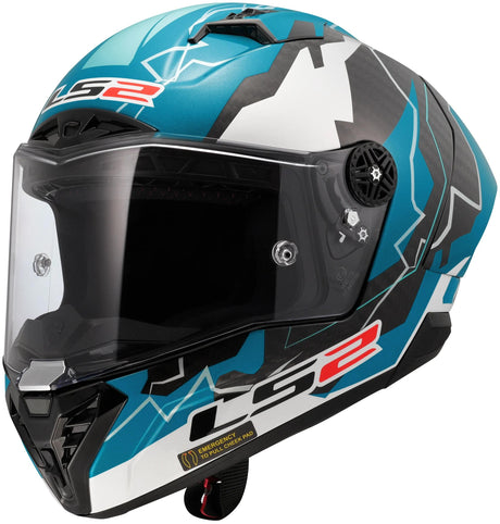 Kask integralny Ls2 ff805 Thunder Carbon gp aero replika kasku huertas ff805 Thunder gp aero repl. huertas xxl