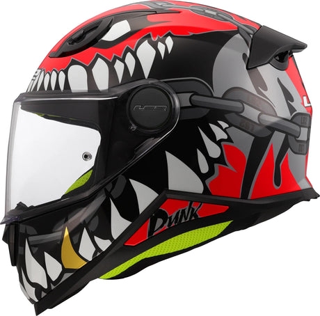 Dziecięcy kask integralny Ls2 ff812 dziecięcy punkowy kask dziecięcy ff812 punkowy szary rot gr. l