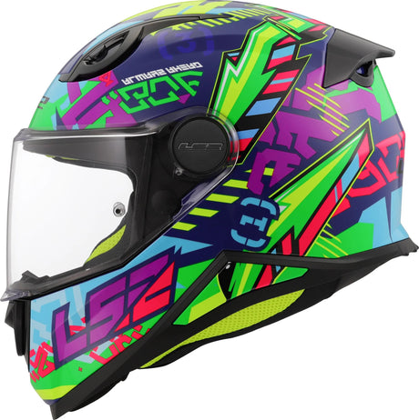 Dziecięcy kask integralny Ls2 ff812 kid svent kask dziecięcy ff812 sven niebieski zielony gr. l