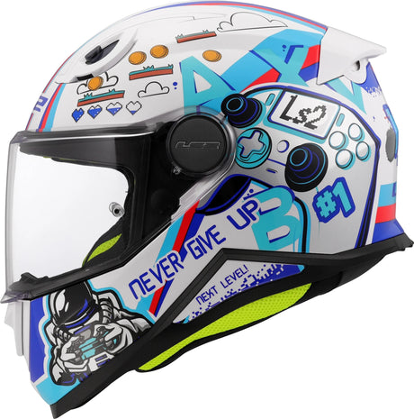 Dziecięcy kask integralny Ls2 ff812 kid Next Level kask dziecięcy ff812 Next Level biały gr. l