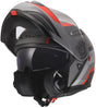 Kask składany Ls2 ff908 strobe ii kaski monza ff908 strobe monza czarny szary czerwony xxl