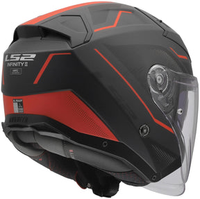 Kask Ls2 jet of603 infinity ii veyron kask of603 infinity ii veyron czarny gr czerwony xl