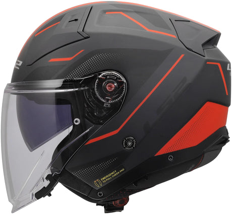 Kask Ls2 jet of603 infinity ii veyron kask of603 infinity ii veyron czarny gr czerwony xx