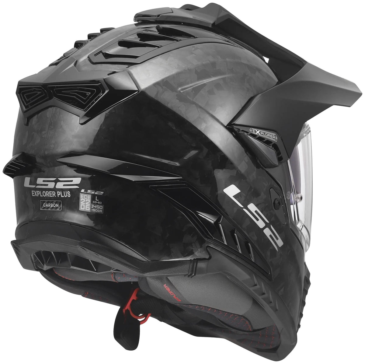 Kask enduro Ls2 mx701 explorer karbonowy kuty kask mx701 explorer kuty karbon gr. m