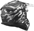 Kask motocrossowy Ls2 mx708 fast ii grotesk kask mx708 fast ii groteskowy matowy czarny szary
