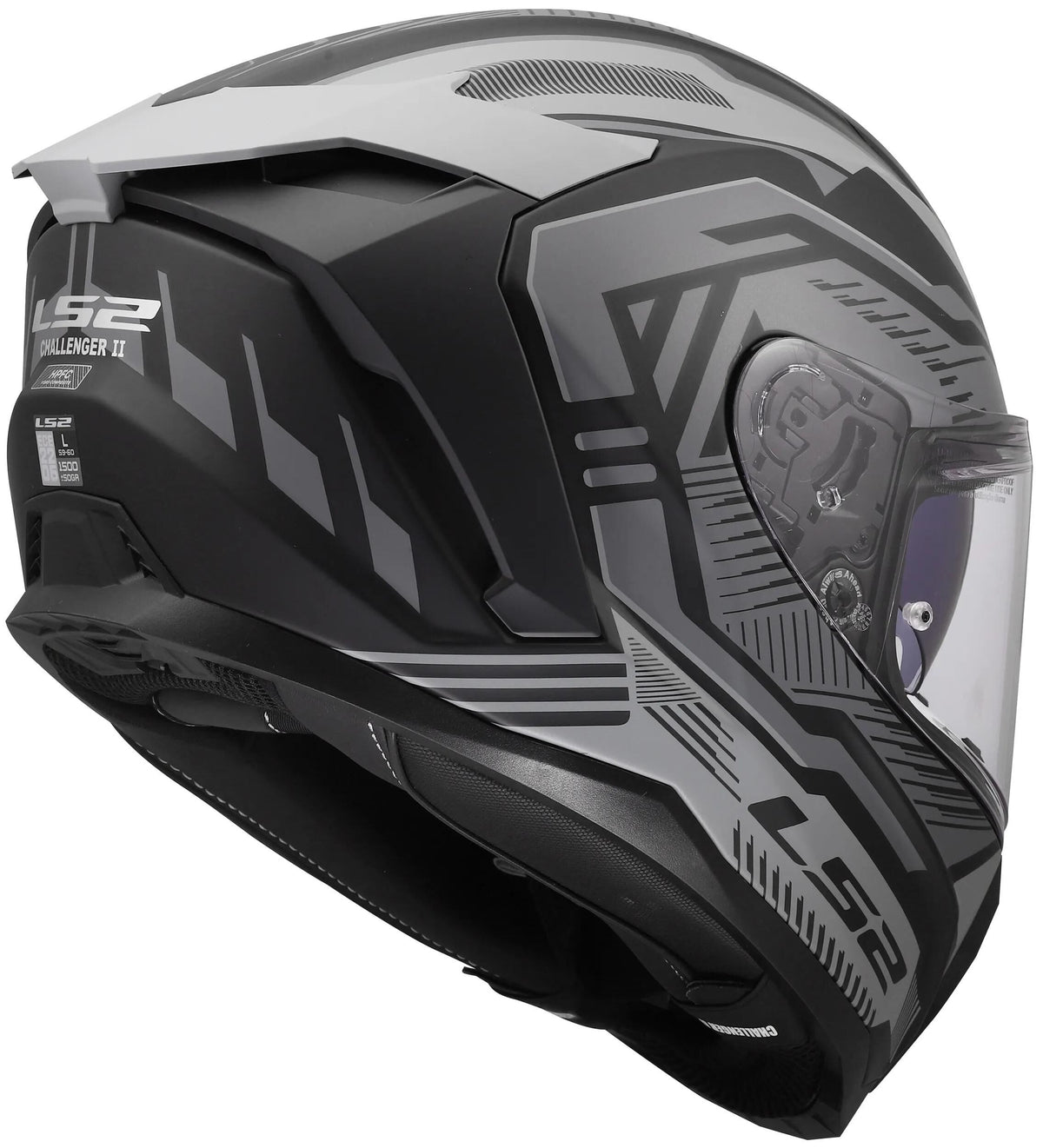 Kask integralny Ls2 ff817 challenger ii kask dravix ff817 challenge ii dravix matowy szary xs