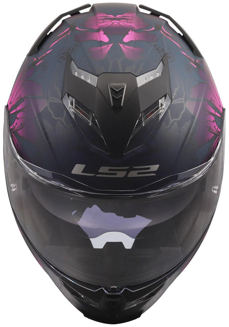 Kask integralny Ls2 ff818 Storm iii Burst kask ff818 Storm ii Burst Matowy Czarny Różowy xxs