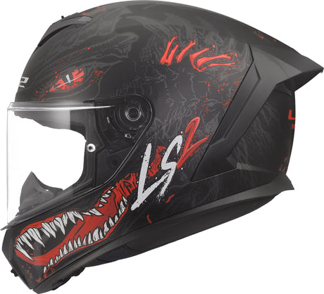 Kask integralny Ls2 ff820 Rapid iii kaiju ii kaski ff820 Rapid i kaiju ii czarny czerwony biały