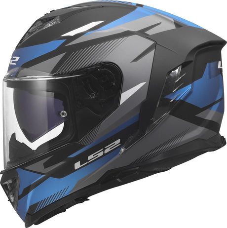 Kask integralny Ls2 ff818 Storm iii Komai kask ff818 Storm ii Komai matowy czarny niebieski m