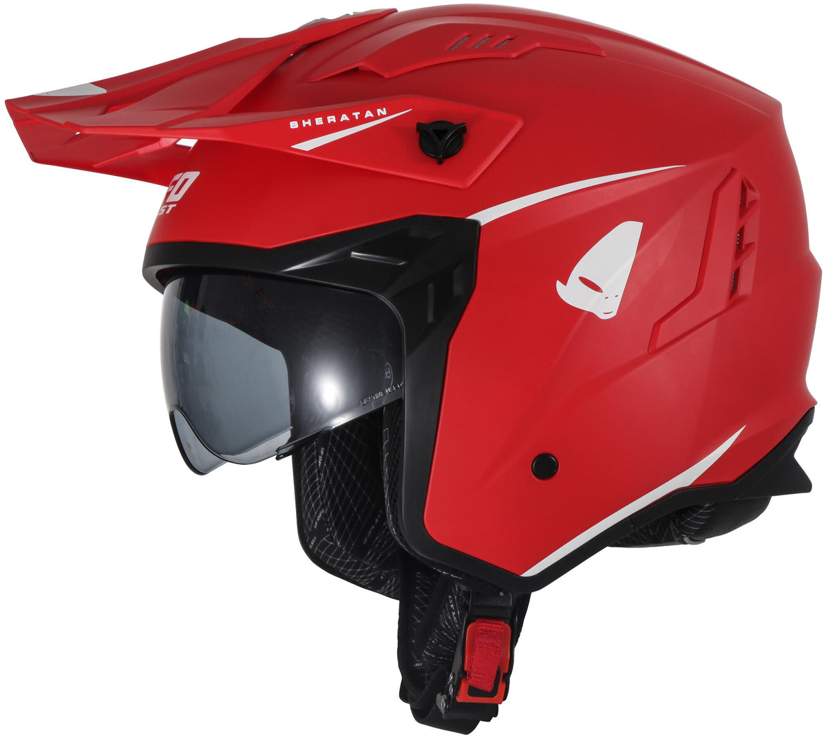 Kask Ufo Pee Jet Sheratan Kask Sheratan s matowy czerwony