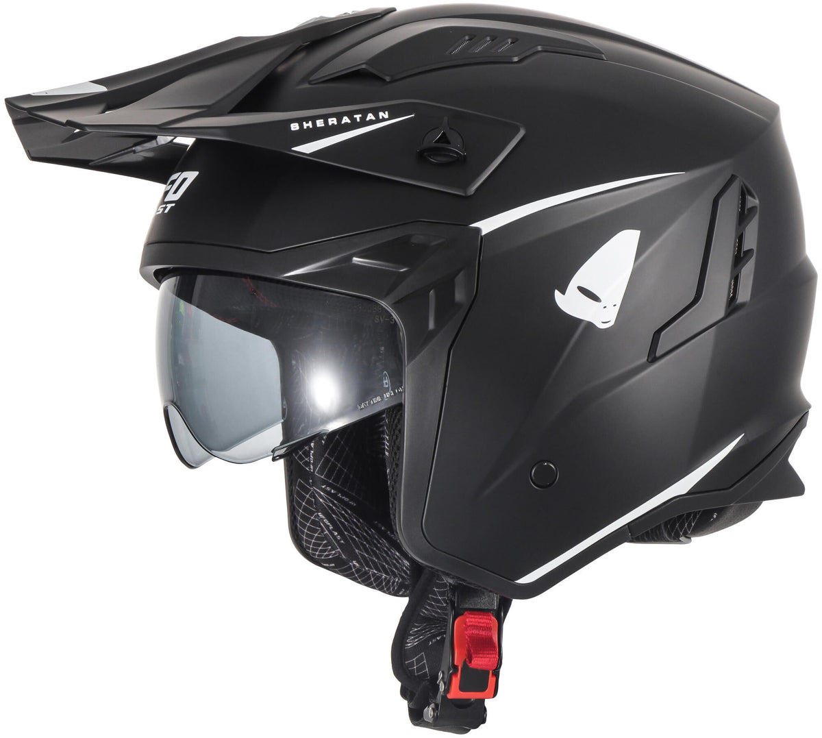 Kask Ufo Plastik Sheratan Jet Kask Sheratan M Matowy Czarny