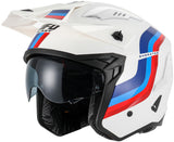 Kask Ufo Plastik Sheratan Jet Kask Sheratan M Biały Czerwony Niebieski