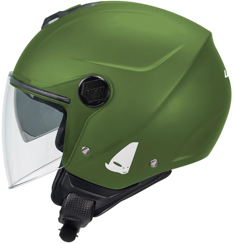 Ufo plast jet kask nixie kask ufo nixie jet matowy zielony gr. m