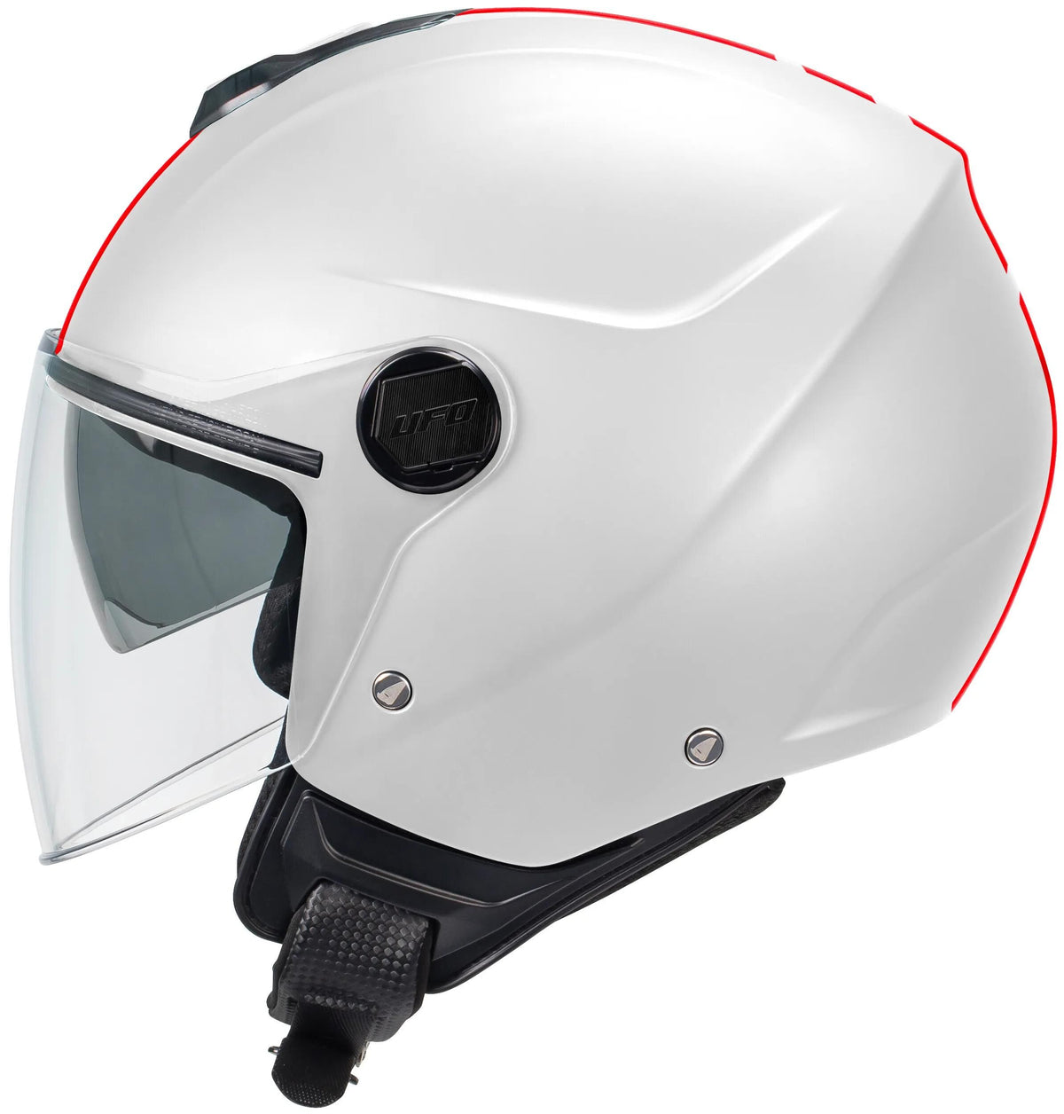 Ufo plast jet kask nixie kask ufo nixie jet biały rot gr. xs