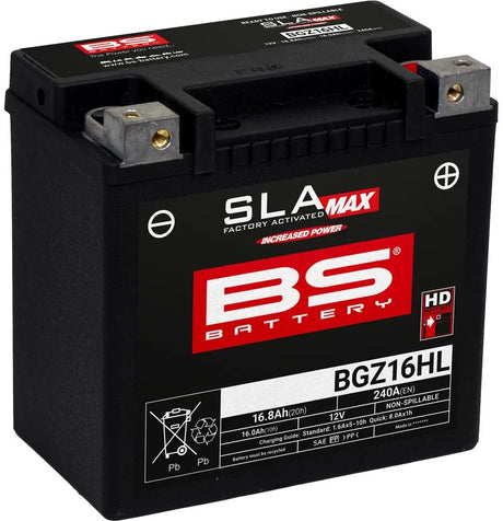 Bateria bs-bateria bgz16hl bateria bgz16hl bs sla-max hd