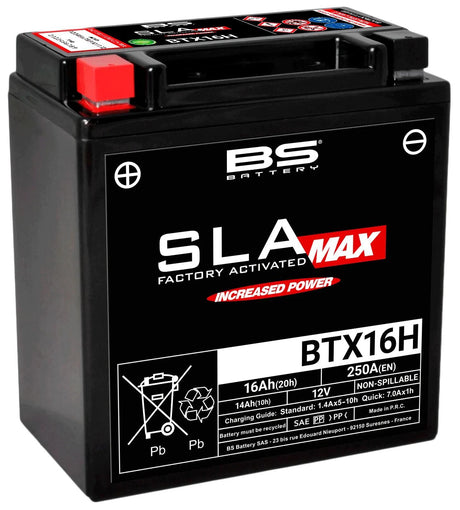 Bateria Bs akumulator bgz16h btx16h bateria btx16h bs sla-max