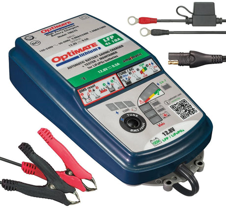 Ładowarka Tecmate Optimate Lit 4S 10A Optimate 4S Ładowarka Litowa 9,5A