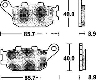 Klocki hamulcowe TRW mcb 634 klocki hamulcowe spiekane mcb 634 sh