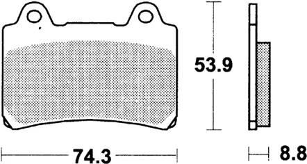 Klocki hamulcowe TRW mcb 584 klocki hamulcowe spiekane mcb 584 sv