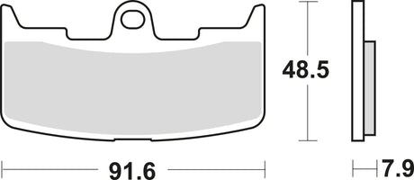 Klocki hamulcowe TRW mcb 747 klocki hamulcowe spiekane mcb 747 sv