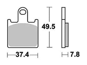 Klocki hamulcowe TRW MCB 789 klocki hamulcowe karbonowe MCB 789 CRQ