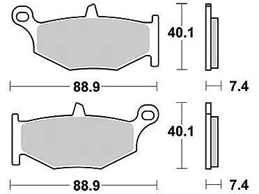 Klocki hamulcowe TRW mcb 783 klocki hamulcowe spiekane mcb 783 sh