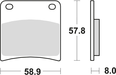Klocki hamulcowe TRW mcb 591 klocki hamulcowe spiekane mcb 591 sv