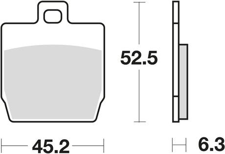 Klocki hamulcowe TRW MCB 701 organy hamulcowe. mcb 701
