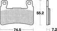 Klocki hamulcowe TRW MCB 703 klocki hamulcowe karbonowe MCB 703 CRQ