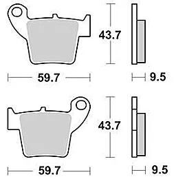 Klocki hamulcowe TRW mcb 730 klocki hamulcowe spiekane mcb 730 si