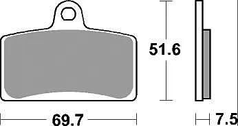 Klocki hamulcowe TRW mcb 780 klocki hamulcowe spiekane mcb 780 sv