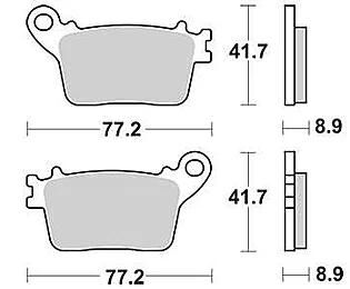 Klocki hamulcowe TRW mcb 784 klocki hamulcowe spiekane mcb 784 sh