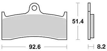 Klocki hamulcowe TRW mcb 660 klocki hamulcowe spiekane mcb 660 trq