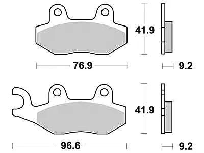 Klocki hamulcowe TRW MCB 689 organy hamulcowe. mcb689ec