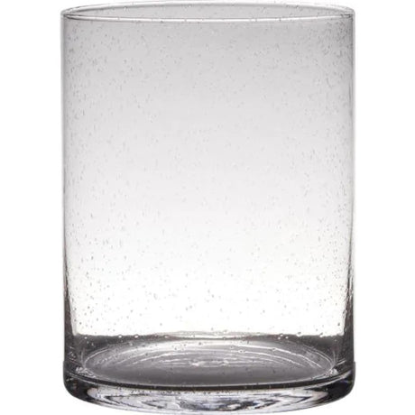 Hakbijl szklany wazon z bańkami gazowanymi, szklany, ø19xw25cm
