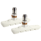 Zestaw klocków hamulcowych Edge v-brake 72mm - biały