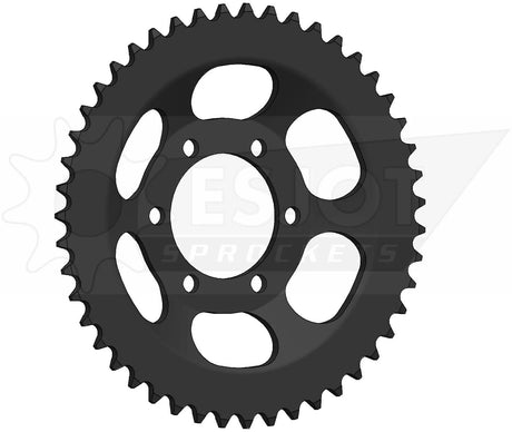 Zębatka tylna Esjot 0846 koło łańcuchowe 415 47z stal czarna