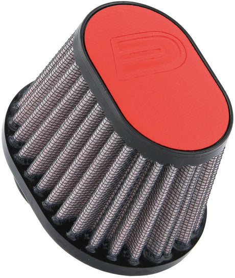 Sportowy filtr powietrza DNA Skórzany top sportowy filtr powietrza 100 x 75 mm czerwony