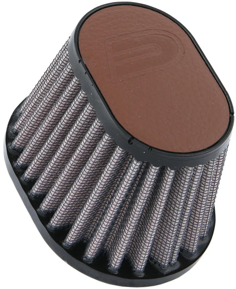 Sportowy filtr powietrza DNA Skórzany top sportowy filtr powietrza 100 x 75 mm brązowy