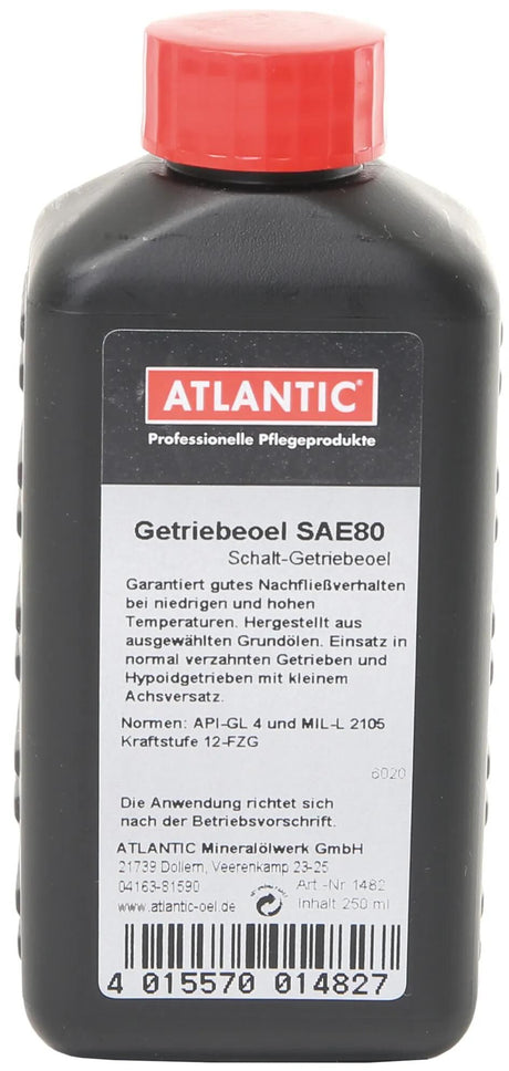 Olej przekładniowy Atlantic SAE 80 Olej przekładniowy SAE 80 250 ml