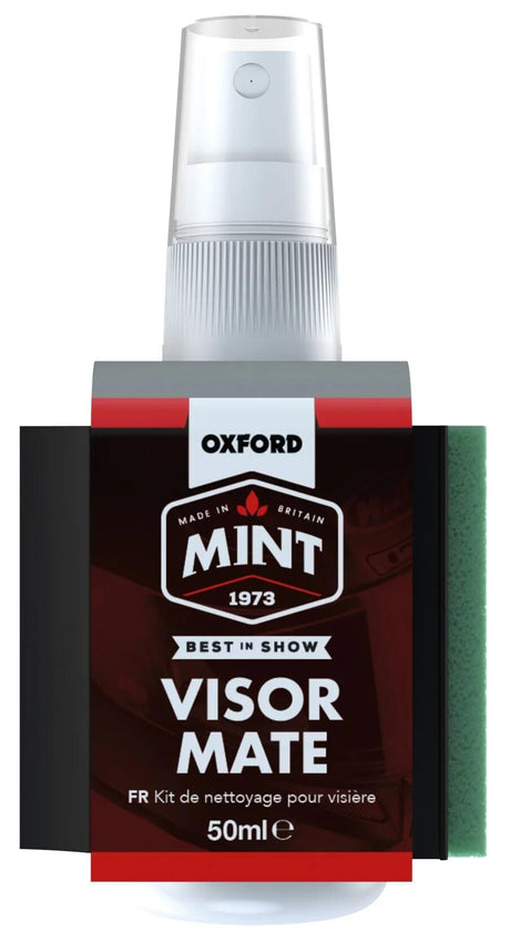 Miętowy środek do czyszczenia wizjerów i kasków Oxford visor Mate środek do czyszczenia wizjerów Oxford 50 ml oc307