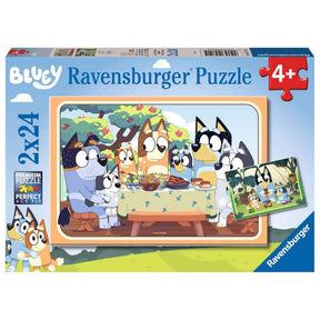 Puzzle Ravensburger Bluey 2x24 elementy