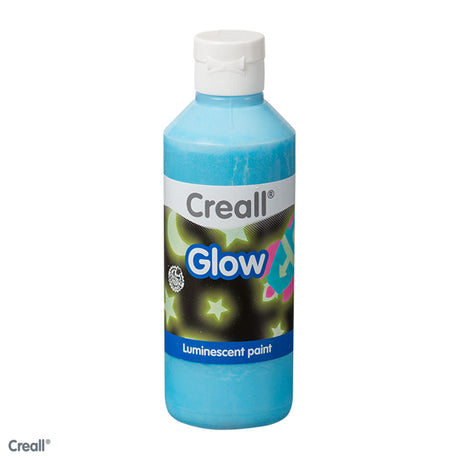 Creall świecąca w ciemności farba niebieska 250ml
