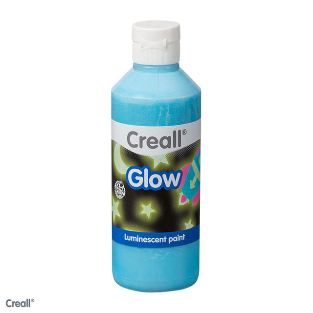 Creall świecąca w ciemności farba niebieska 250ml