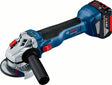 Bosch hoekvermaler 18v 125mm gws 18v-10 2x5,0ah lb …