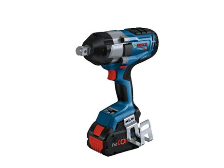 Bosch niebieski gds 18v-1050 h | profesjonalny klucz udarowy | z akumulatorem 2 x 5,0 Ah i ładowarką - 06019j8522