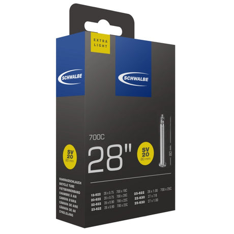 Schwalbe Wewnętrzna rurka 27 28 x 0,75 1,00 (18 25-622 630) FV 80 mm
